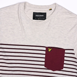 Футболка Lyle & Scott в полоску с кармашком, М
