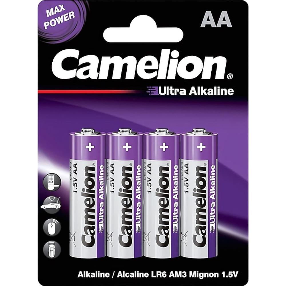 Батарейка Camelion Ultra 4шт/бл (LR6-BP4UT,  1.5В) (14984)