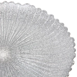 Тарелка 26см «Нимфа» серебро