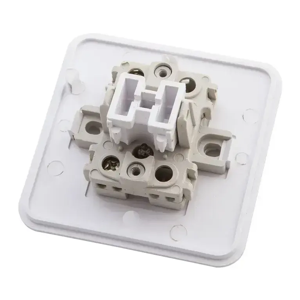 Выключатель АБК-СИЛА АЛЬТАИР двухклавишный сосна