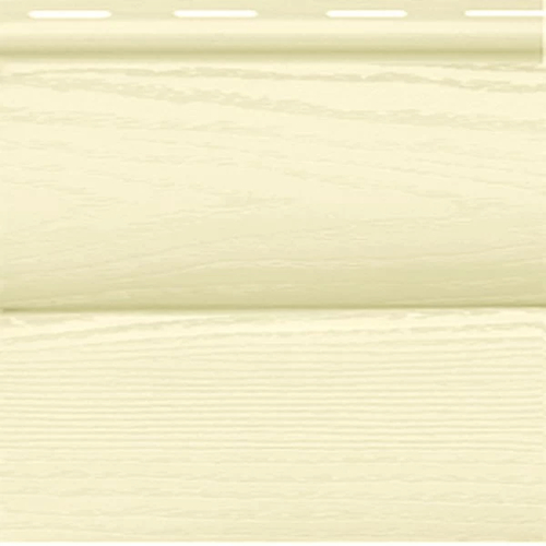 Сайдинг виниловый Сибирский (корабельный) брус серия Классика слоновая кость L-3м GL ВИА