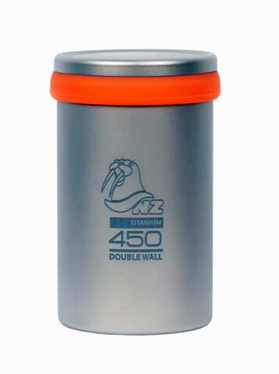 Термостакан титановый заварочный 450мл NZ TTC-450DW