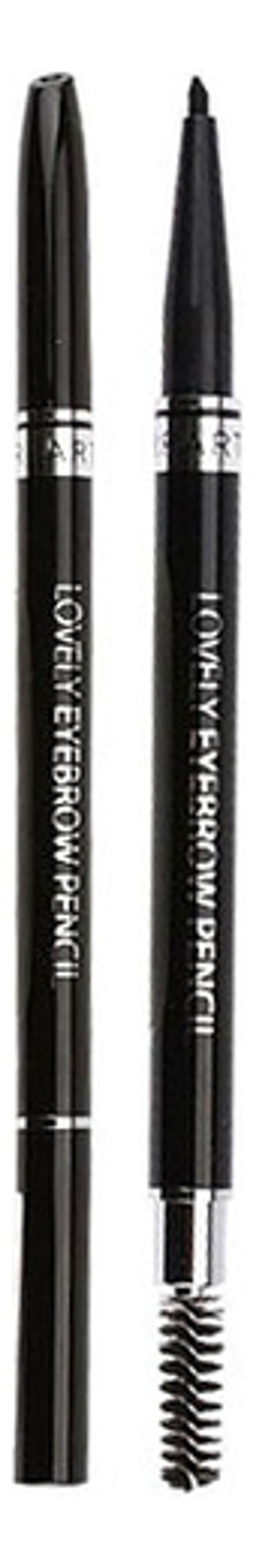 TONYMOLY Карандаш для бровей - LOVELY EYEBROW PENCIL 5-5 BLACK BROWN 0.1г