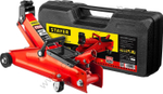 STAYER R-28 RED FORCE, в кейсе, 2 т, 130 - 350 мм, подкатной домкрат для легковых а/м, Professional (43153-2-K)