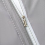 Комплект постельного белья Однотонный Сатин Премиум широкий кант OCPK028