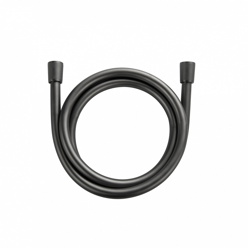 Шланг для душа в силиконовой оплётке 1500 мм WONZON & WOGHAND, Темный графит (WW-88RG01-1500-BGM)