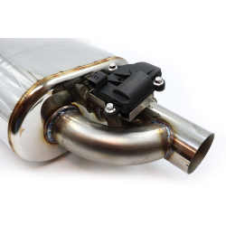 Глушитель управляемый Т-образный + электрон. нерж 201 вход ф51 выход ф51