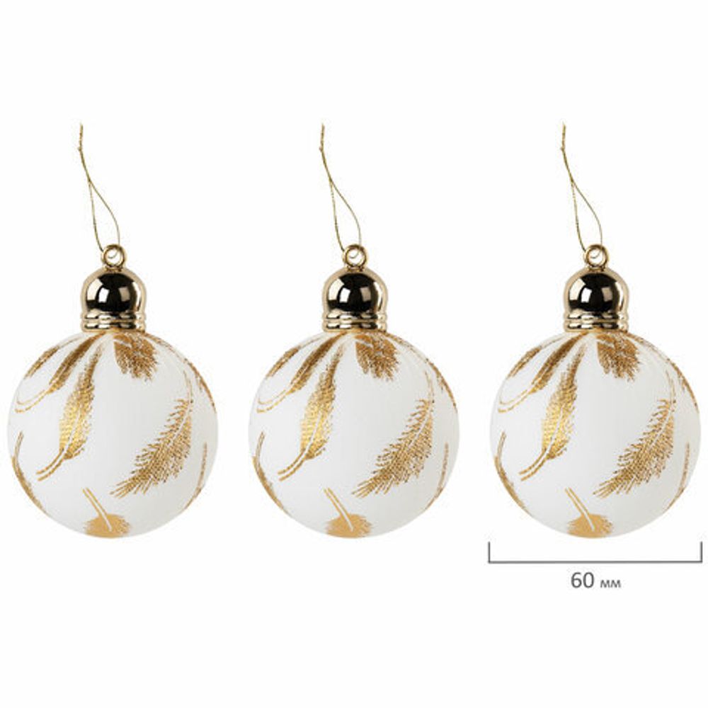 Шары ёлочные 6 шт., 6 см, "Peacock", пластик, бирюзовый/золото, ЗОЛОТАЯ СКАЗКА, 592179