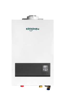 Газовая турбированная колонка Kotitonttu Suari S12FT (полное турбо 24 кВт) для частного дома