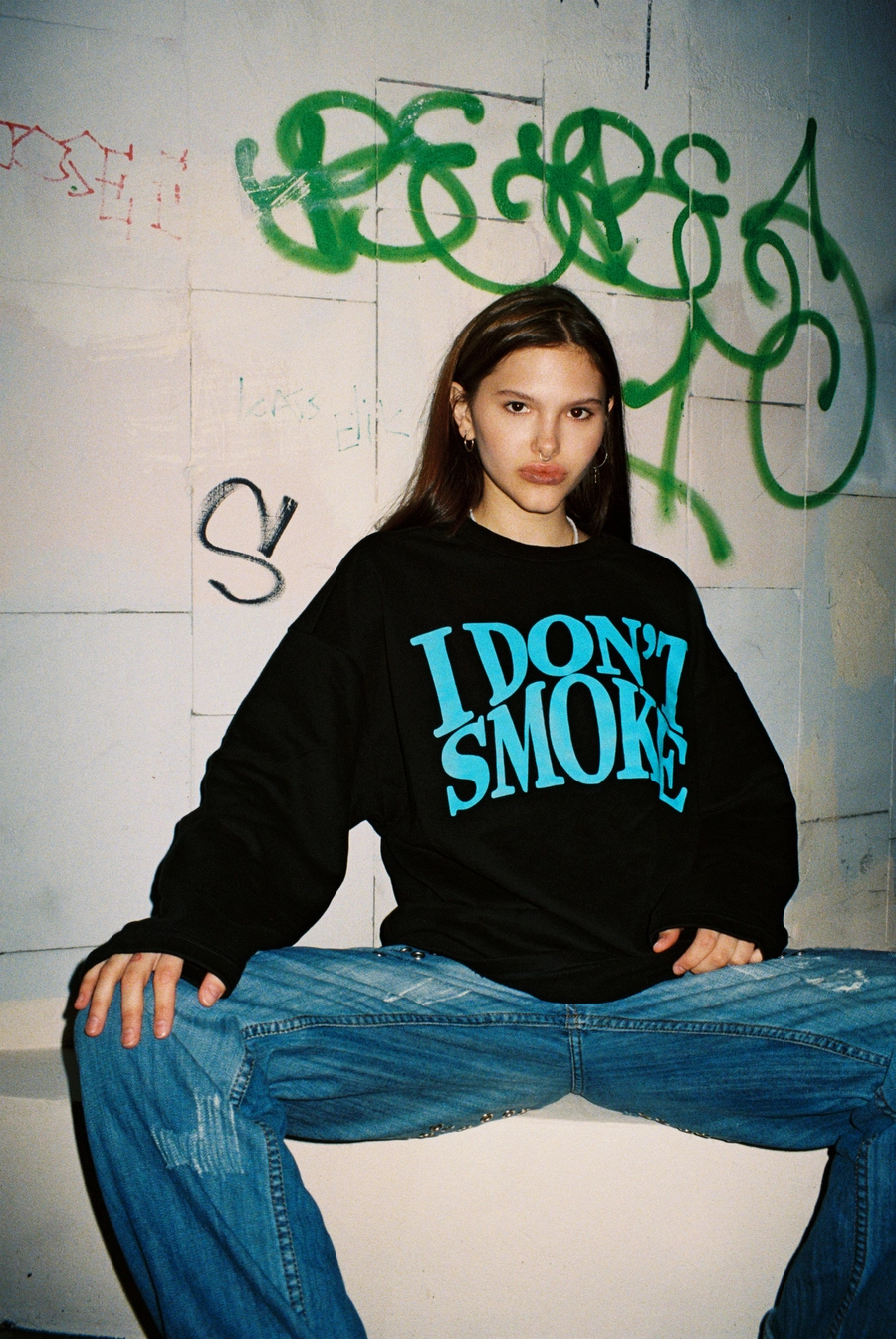 Свитшот DONSMOKE "Basic Logo" Oversized Sweatshirt