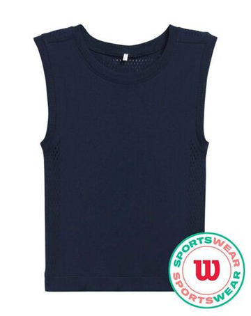 Женский топ теннисный Wilson Pro Seamless Tennis - небесный