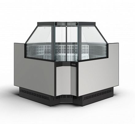 Гастрономическая витрина BAVARIA 4 Carboma GC110 VV-6-1 внутренний угол (версия 2.0) (без боковин)