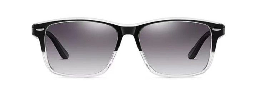 Очки женские солнцезащитные модные 2023 классические летние  "С68-Р115 черно-серый"