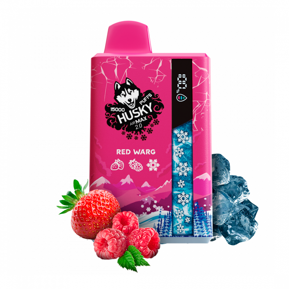 Одноразовая электронная сигарета Husky Airmax 2.0 - Red Warg (15000 затяжек)