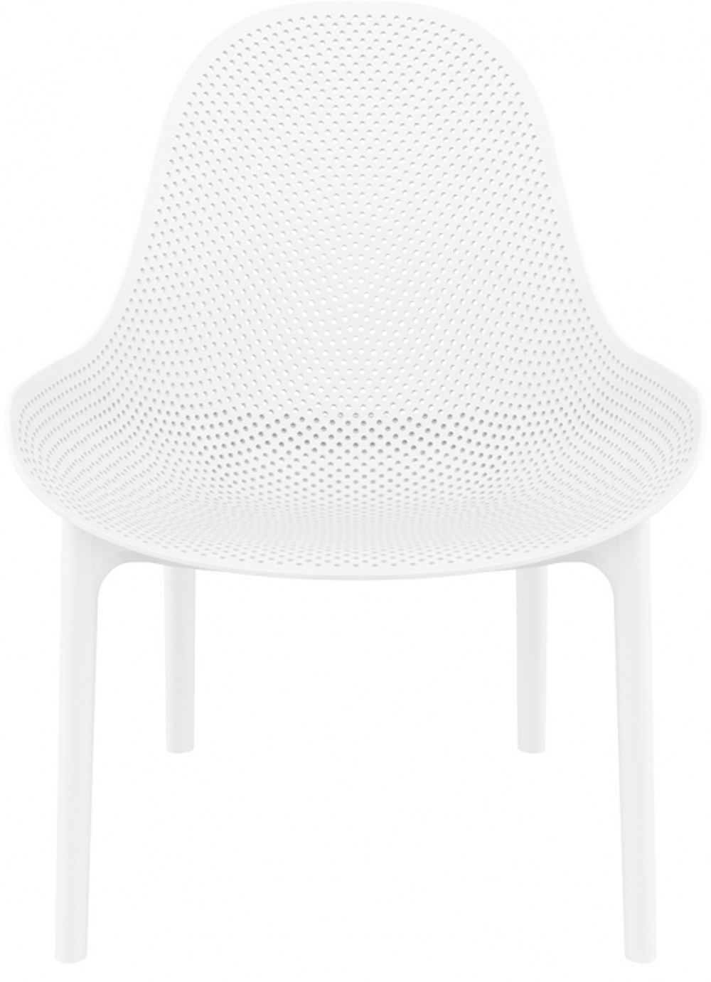 Лаунж-кресло пластиковое Siesta Contract Sky Lounge, белый