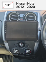 Переходная рамка 10" и комплект проводов для Nissan Note 2012 - 2020 без штатной камеры