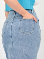 Юбка джинсовая миди