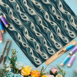 Ткань премиум таффета полосатые линии