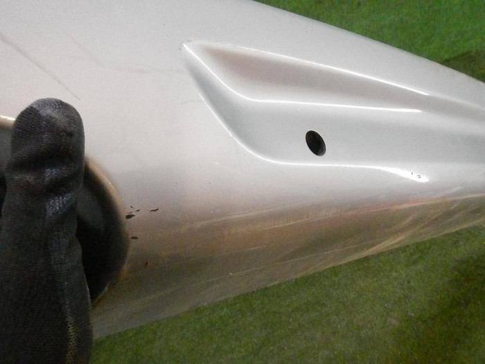 Юбка заднего бампера Volvo XC70 2 (2007-2013)