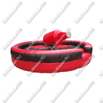 Надувной аттракцион Родео, бутылочка+батут, "Бутылочка", 5*5*3 м