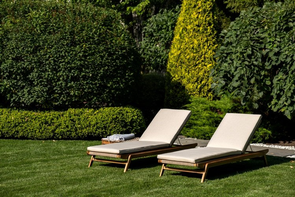 Шезлонг из акации Joygarden КАЛИСТО, бежевый