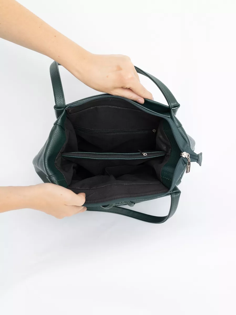 Сумка большая через плечо шоппер мешок