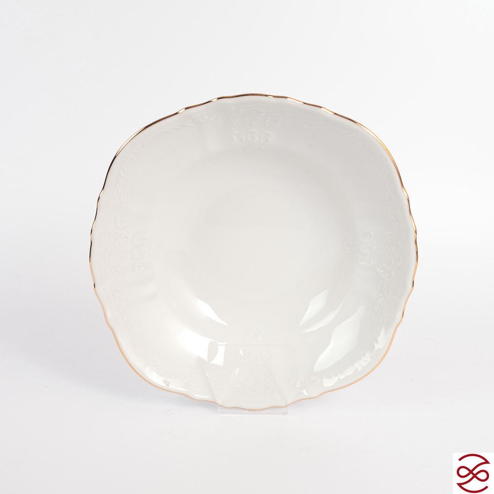 Салатник Bernadotte Белый узор 23 см