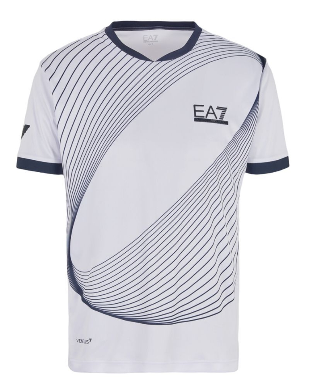 Мужская теннисная футболка EA7 Man Jersey T-Shirt - white