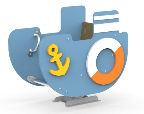 Качалка на пружине Пароходик 441.05 исп.2