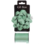 Набор для декорирования «Мерцание» бант d=10 см, лента 1,6 см (10м), Зеленый