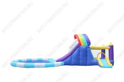 Батут на дачу для детей "Небесная фантазия" 3,8*2*1,7 м