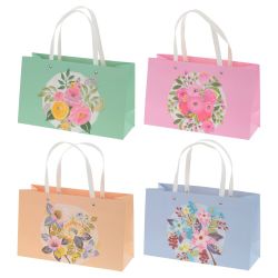 GAEM Пакет подарочный S (бумага 210г/м2, блок 12шт), L28 W10 H17 см, 4в.