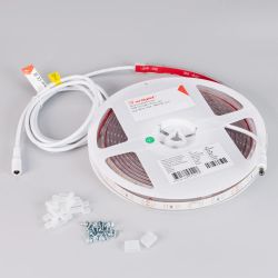 Светодиодная лента герметичная RTW-PS-A80-12mm 24V Warm2400 (4.8 W/m, IP67, TWP100, 5m) (Arlight, -) 053506