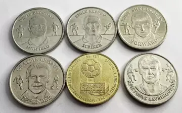 Набор футбольных жетонов (6 шт.)