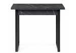 Стол деревянный Woodville Форли 90(150)х67 файерстоун, черный матовый