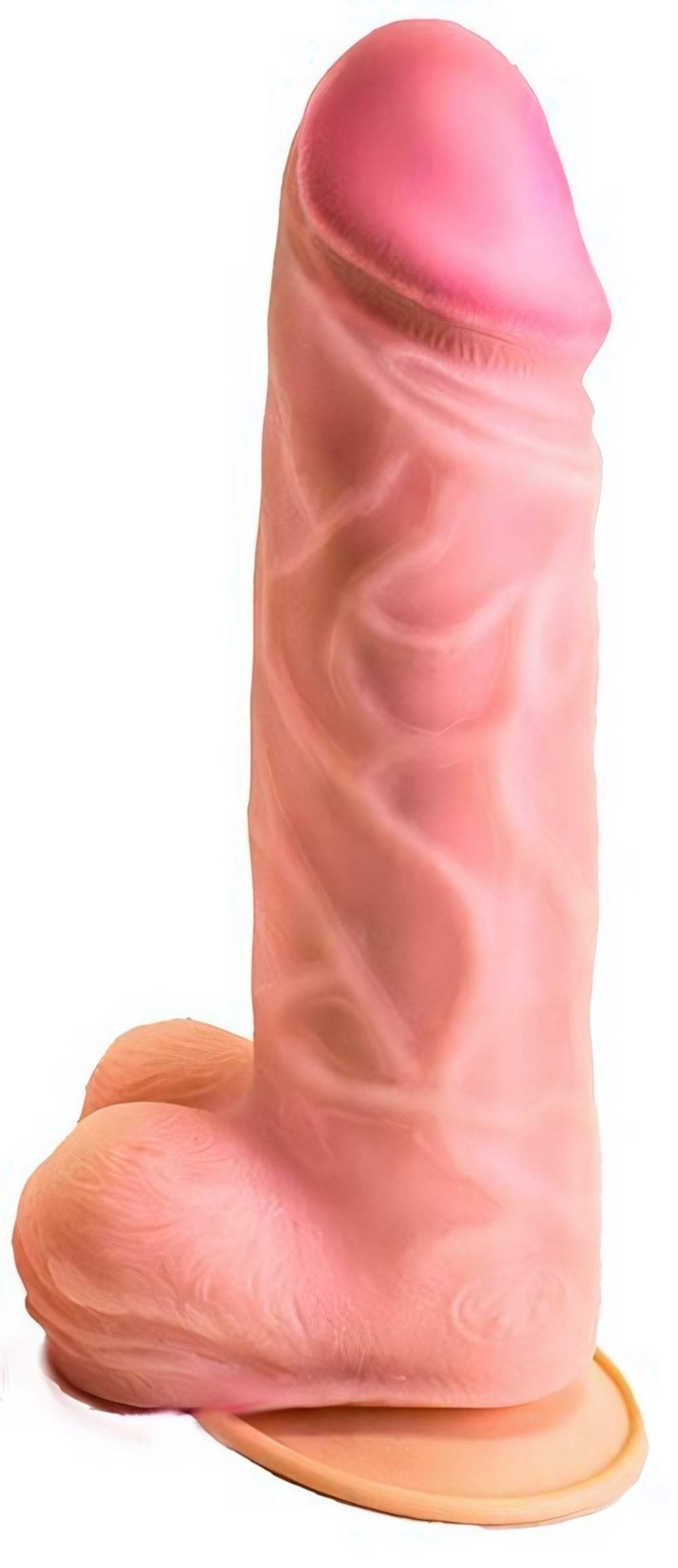 Фаллоимитатор реалистик гигант на присоске (Цвет: телесный)