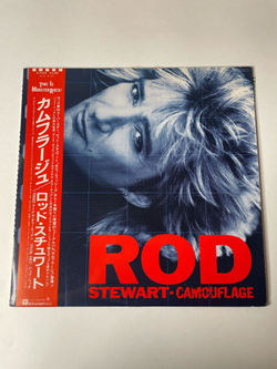 Винтажная виниловая пластинка LP Rod Stewart Camouflage (Japan 1984) (Obi) All Right Now