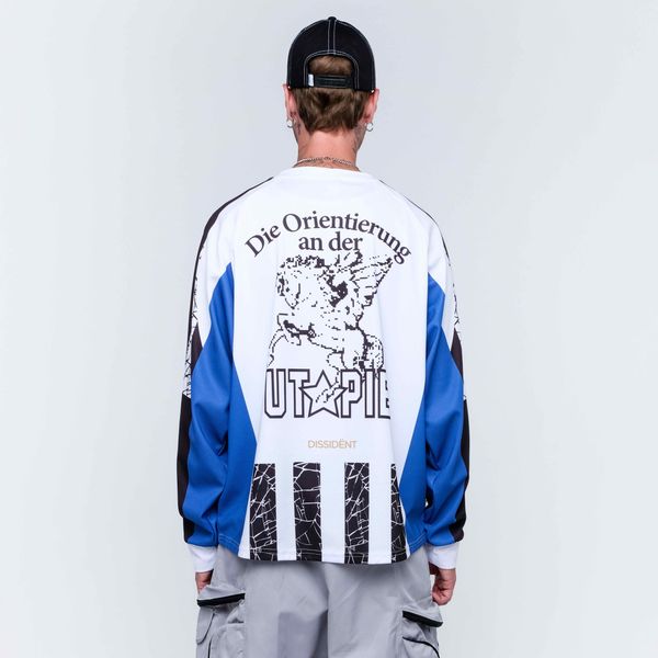 Футболка Джерси Utopie синяя - фото 4