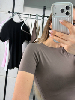 Футболка женская арт. 016 цвет "капучино"