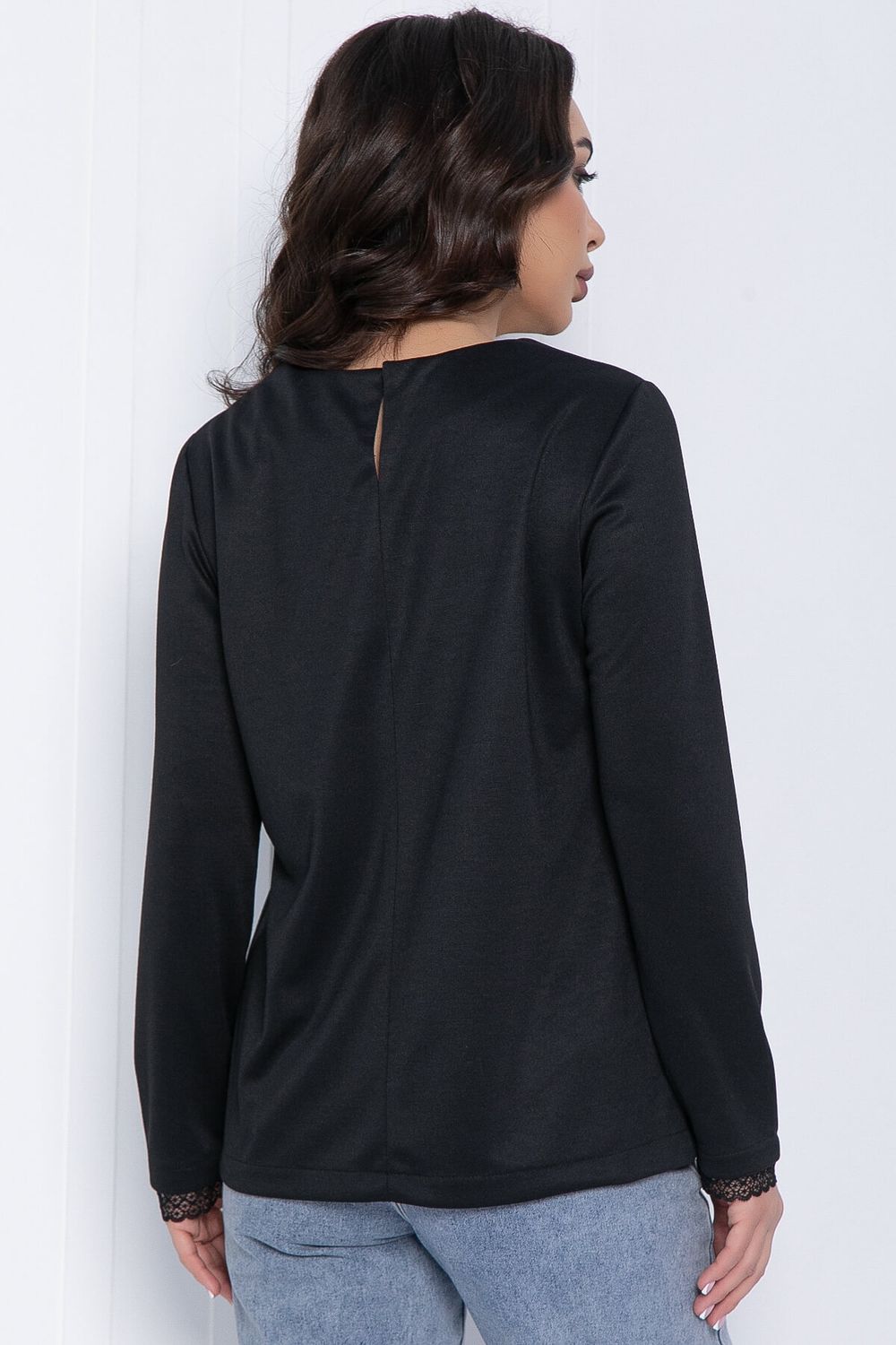 Блуза Палермо (черная) Б12530-25 LT Collection