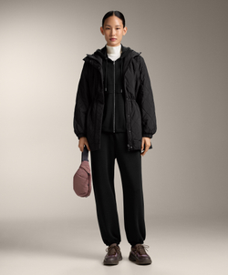 Oysho Толстовка на молнии из мягкого модала, черный