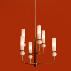 Люстра на штанге Freya Sunspot FR5482CL-06BS1