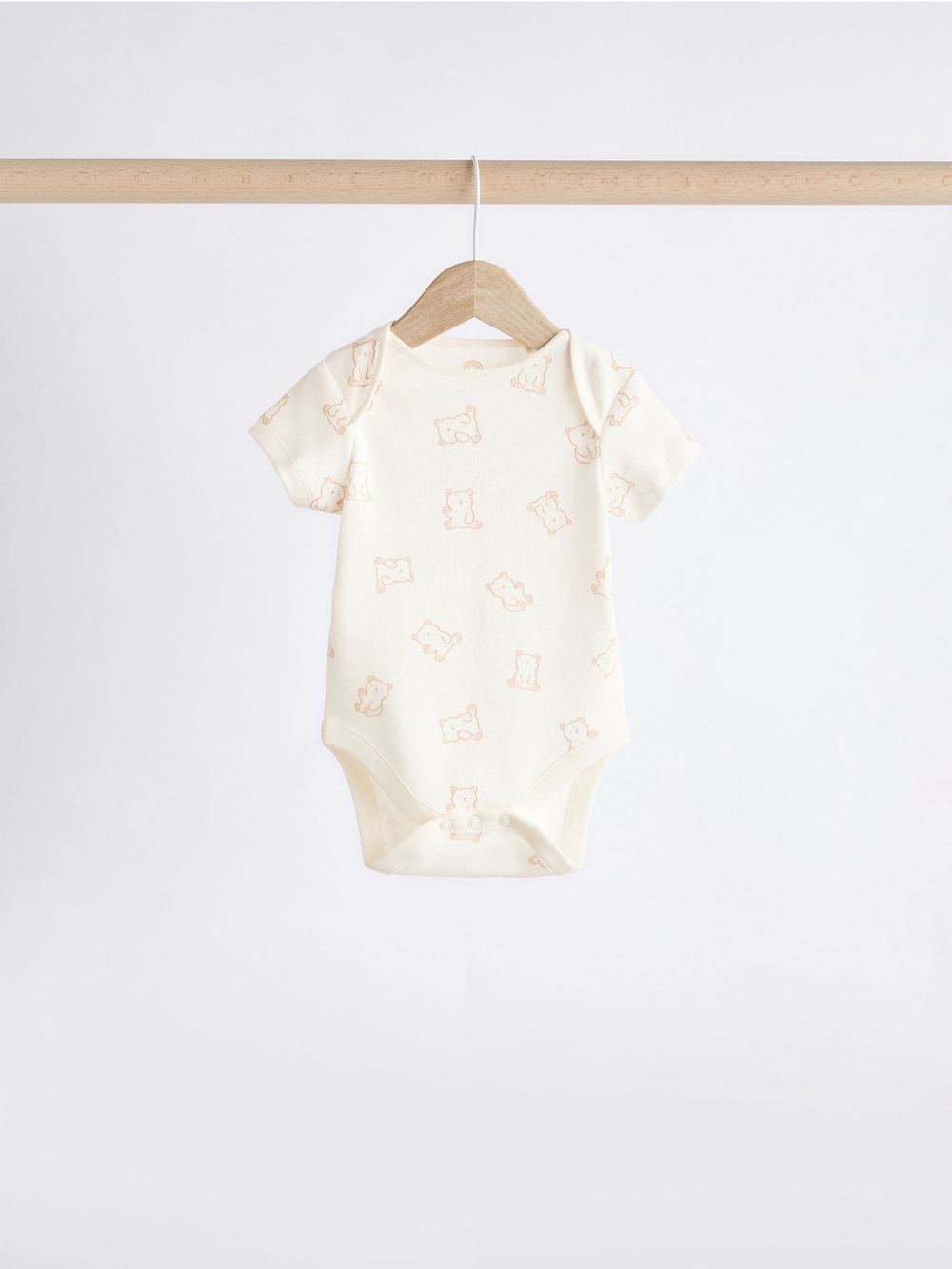 Боди с коротким рукавом для малышей Next N95-280, 5 шт., Бежевый