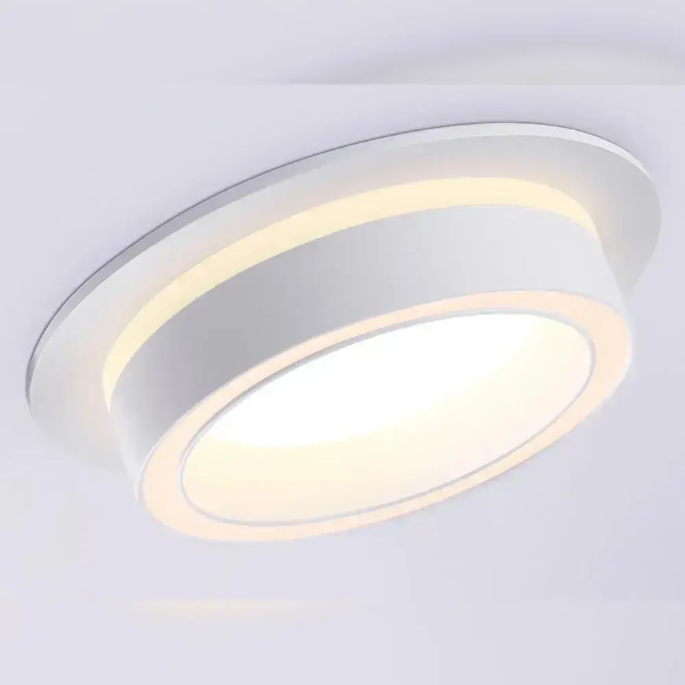 Светильник потолочный встраиваемый GX53, спот точечный белый светодиодный