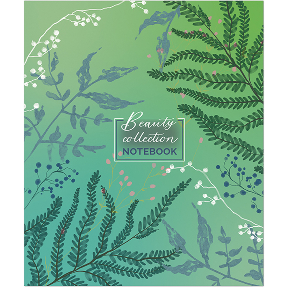 НОВИНКА! Тетрадь общая 48 листов на скрепке "Нежные паттерны"