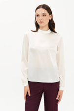 23357 Блузка женская (молочный)