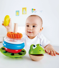 Детская развивающая пирамидка "Мистер Лягушка"