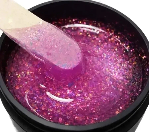 Гель с хлопьями Lady Holiday TNL №02, 15 мл