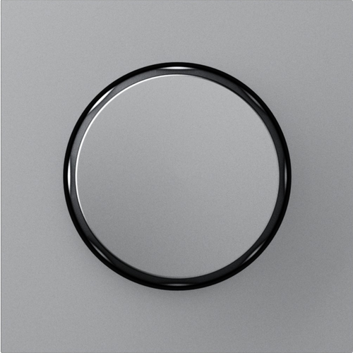 Накладка для светорегулятора поворотного, матовый серый, серия A07