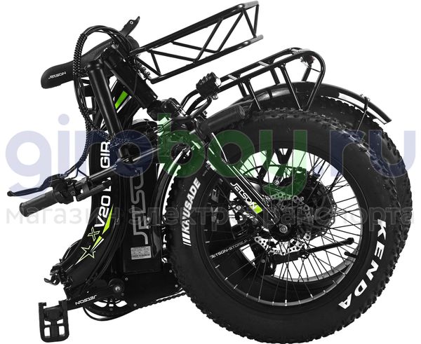 Электровелосипед Jetson V20 BAGIRA X (48v/25Ah) - Чёрный